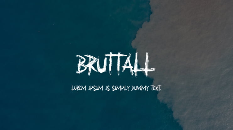 Bruttall Font