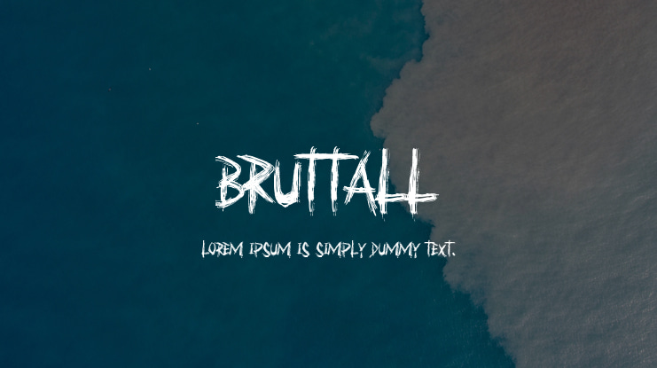Bruttall Font