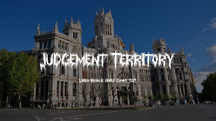 Judgement Territory Font