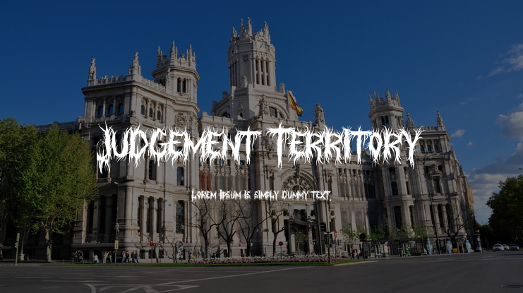 Judgement Territory Font