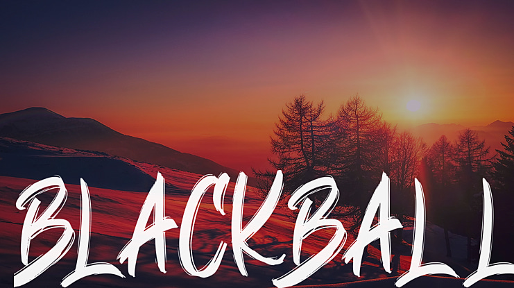 BLACKBALL Font