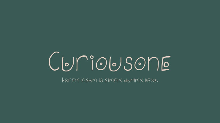 Curiousone Font