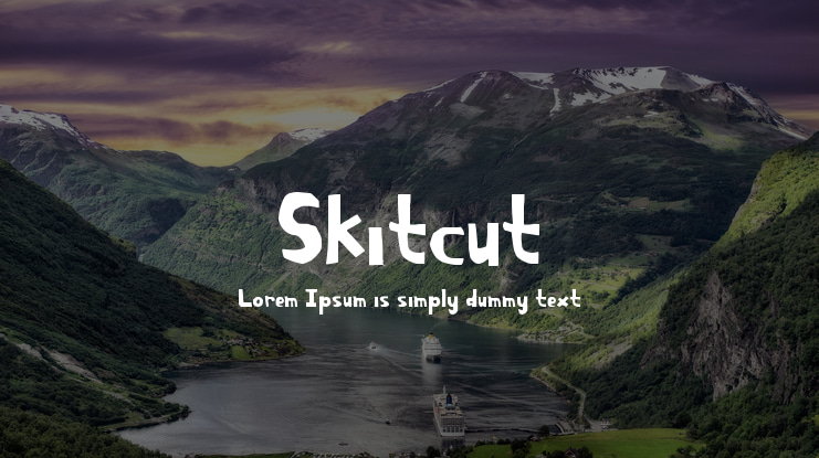 Skitcut Font