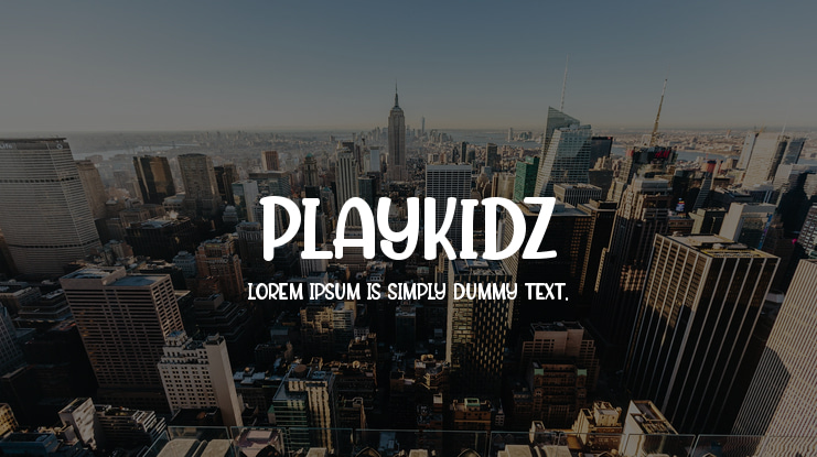 Playkidz Font