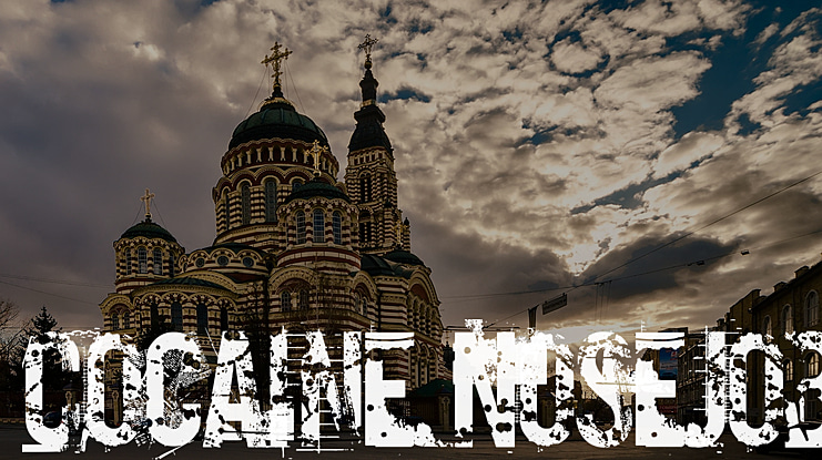 Cocaine Nosejob Font