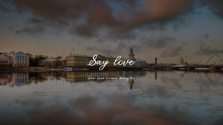 Say love Font