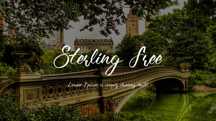 Sterling Free Font