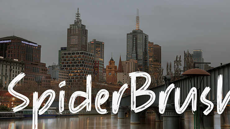 SpiderBrush Font