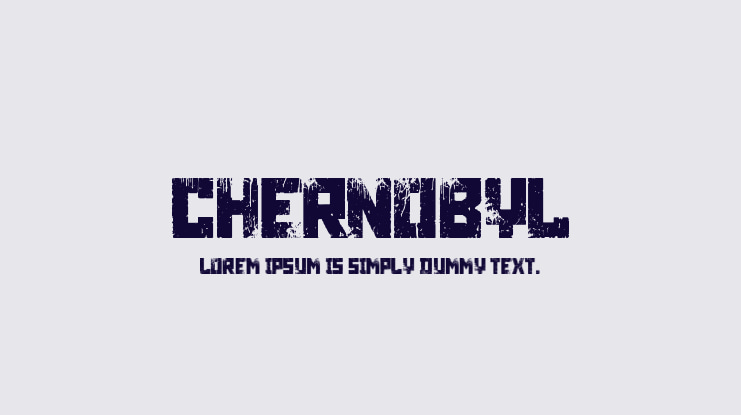 Chernobyl Font