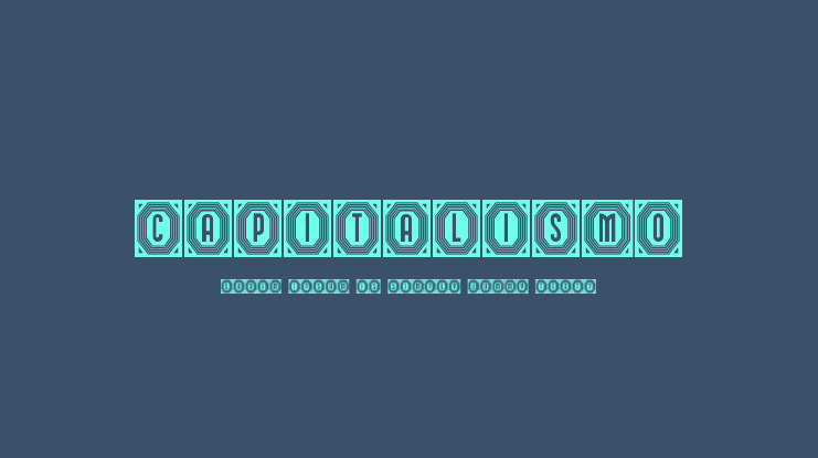 Capitalismo Font Family