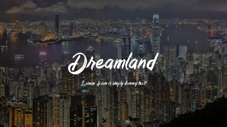 Dreamland Font