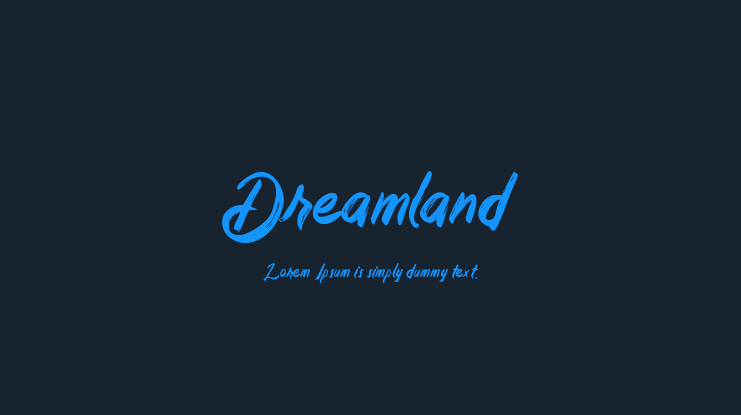 Dreamland Font