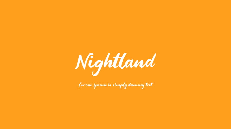 Nightland Font