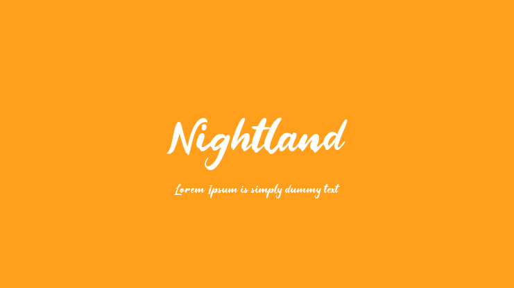 Nightland Font