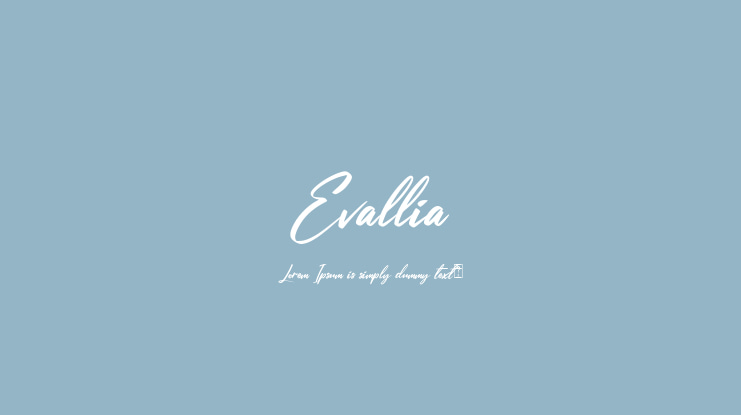 Evallia Font
