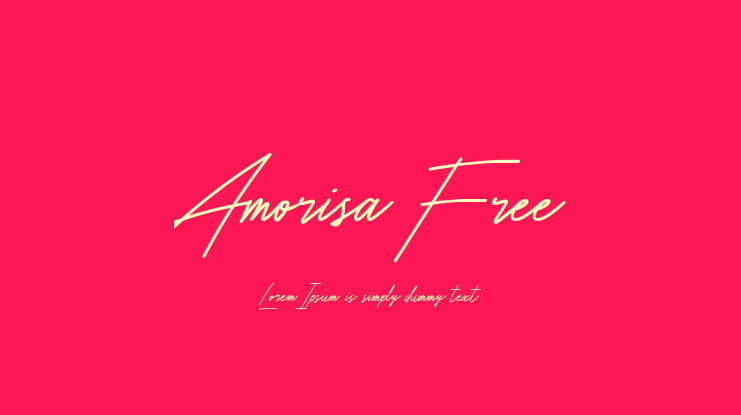 Amorisa Free Font