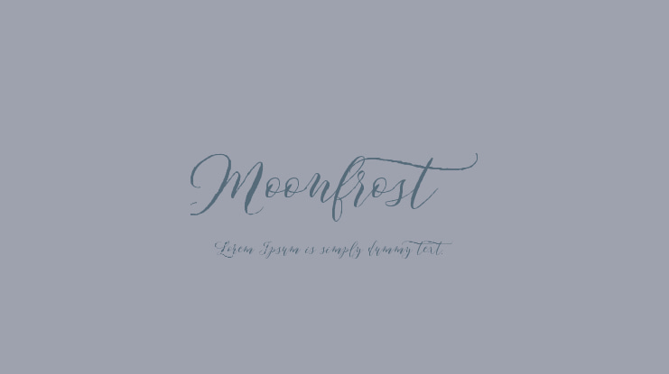 Moonfrost Font