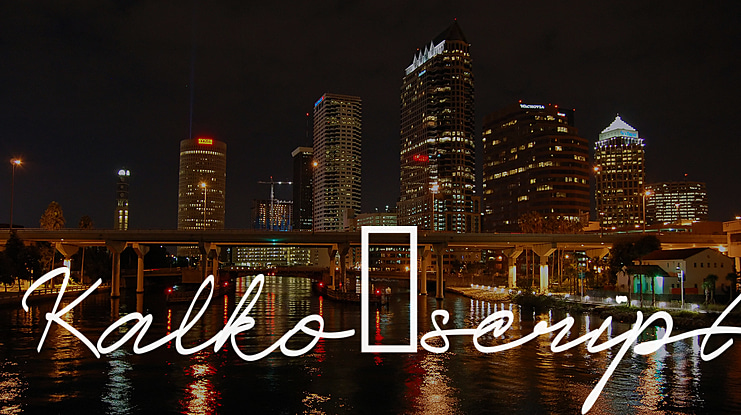 Kalko_script Font