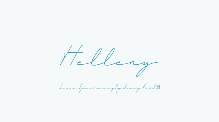 Helleny Font