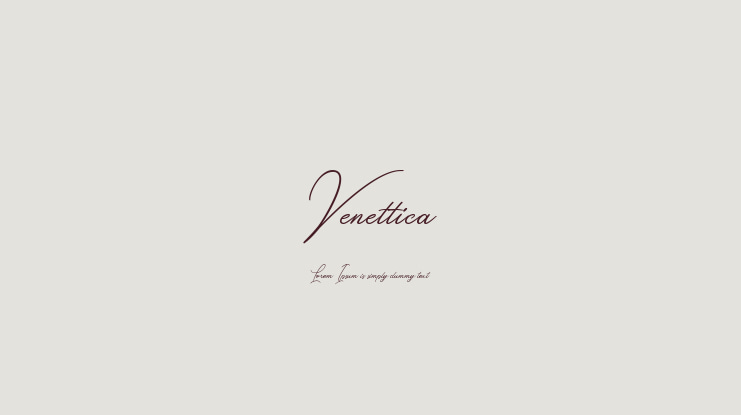 Venettica Font