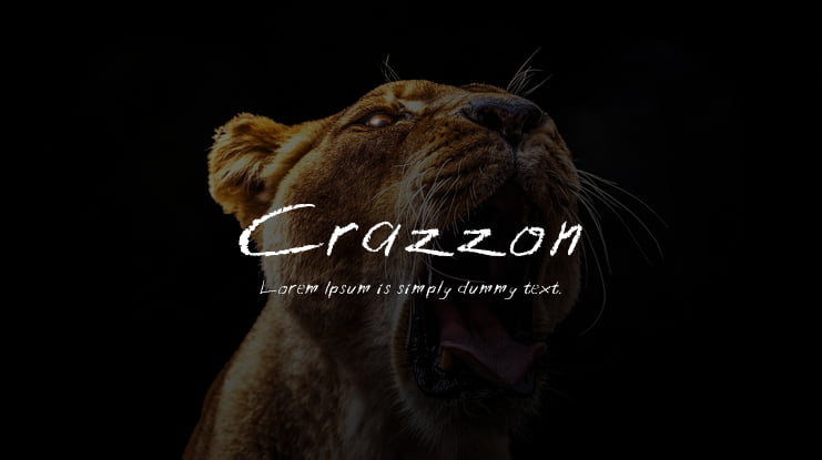 Crazzon Font