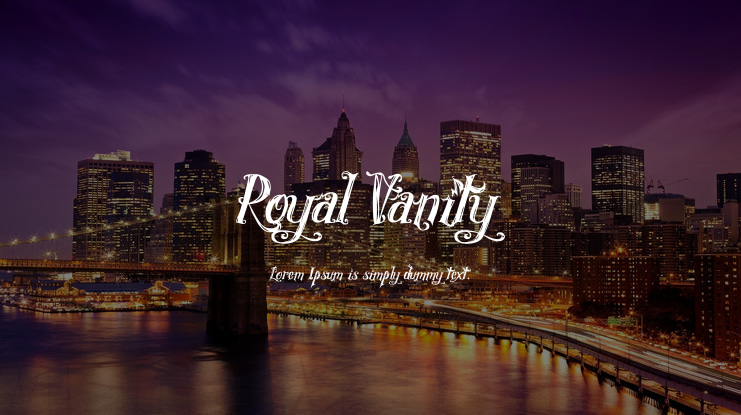 Royal Vanity Font