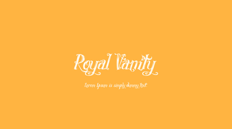Royal Vanity Font