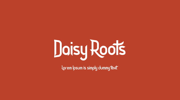 Daisy Roots Font