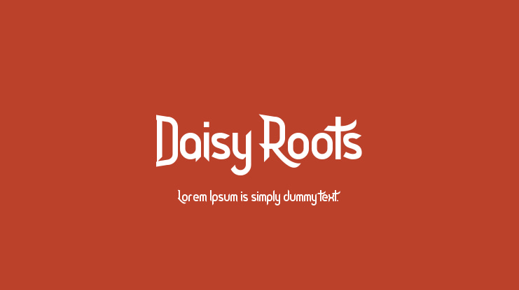 Daisy Roots Font