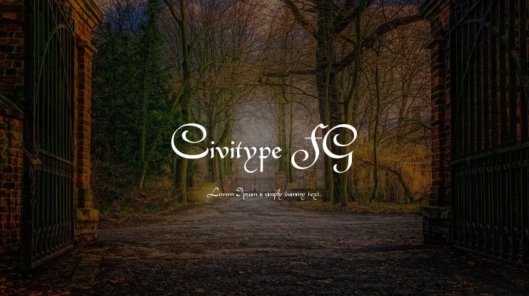 Civitype FG Font