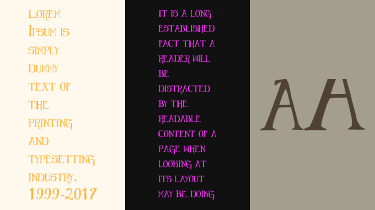 Elementary Gothic Font Family