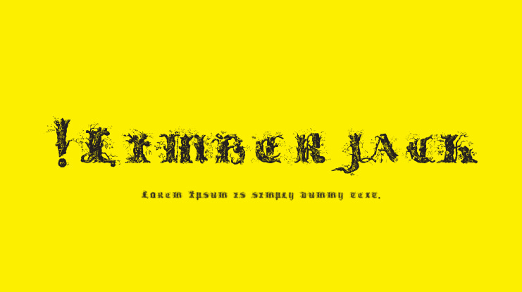!Limberjack Font