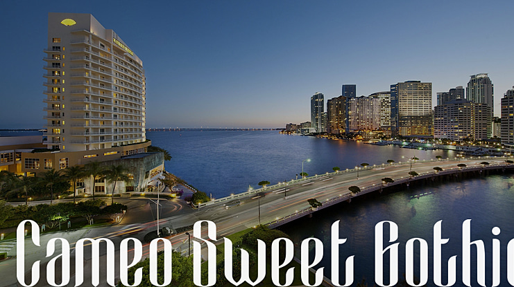 Cameo Sweet Gothic Font