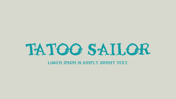Tatoo Sailor Font