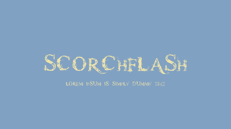 scorchflash Font