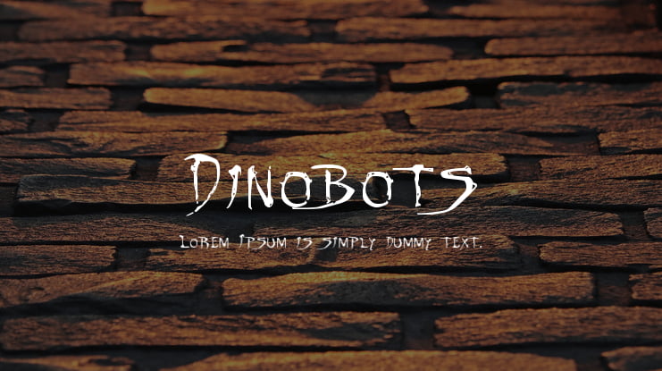 Dinobots Font