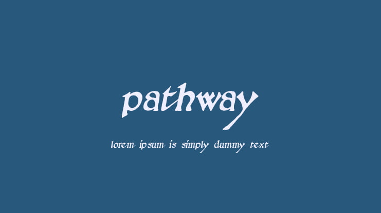 Pathway Font