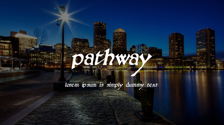 Pathway Font