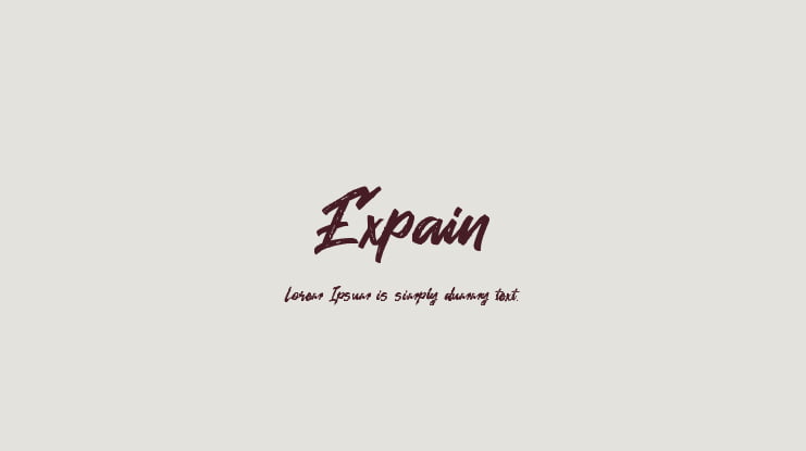 Expain Font