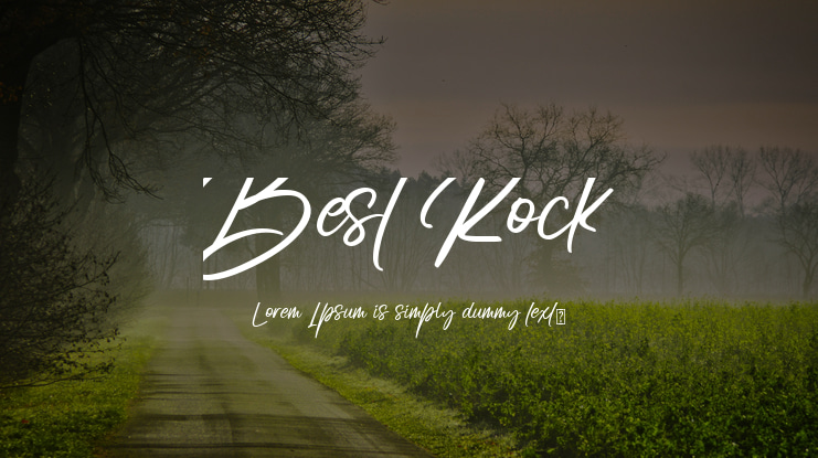 Best Rock Font