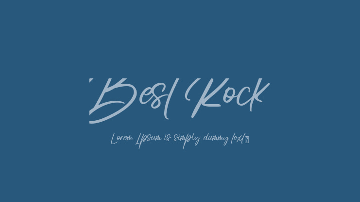 Best Rock Font