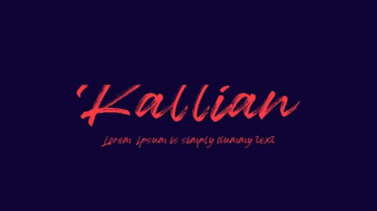 Rallian Font