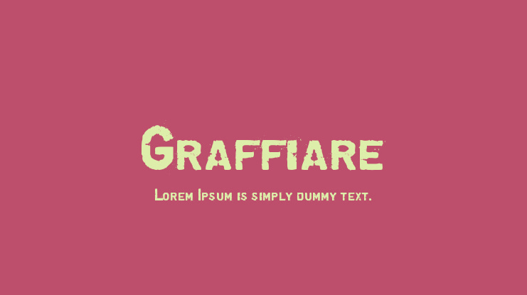 Graffiare Font