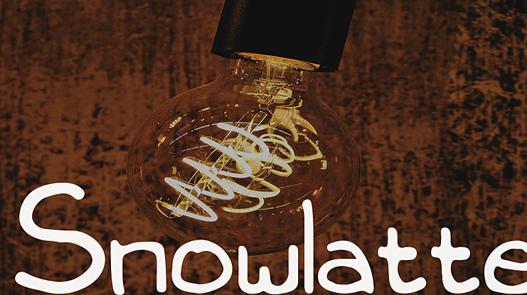 Snowlatte Font