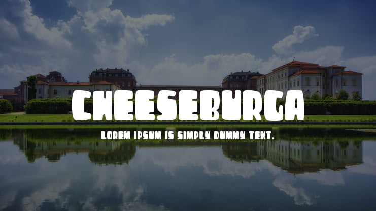 CHEESEBURGA Font