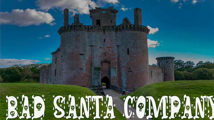Bad Santa Company Font