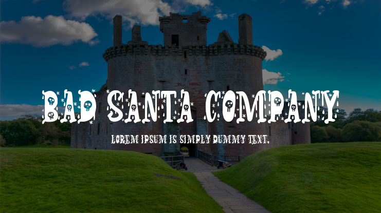 Bad Santa Company Font