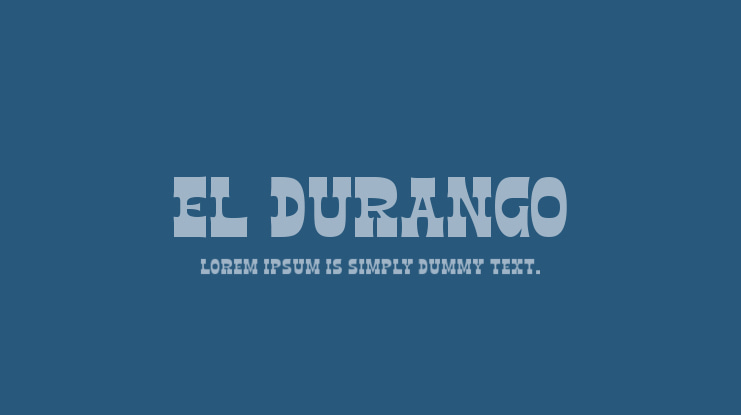 El Durango Font