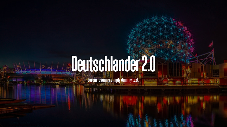 Deutschlander 2.0 Font