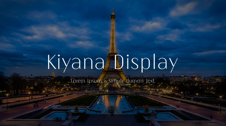 Kiyana Display Font